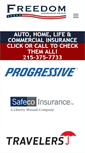 Mobile Screenshot of freedom4insurance.com
